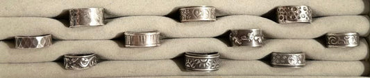 Chunky Silver Rings
